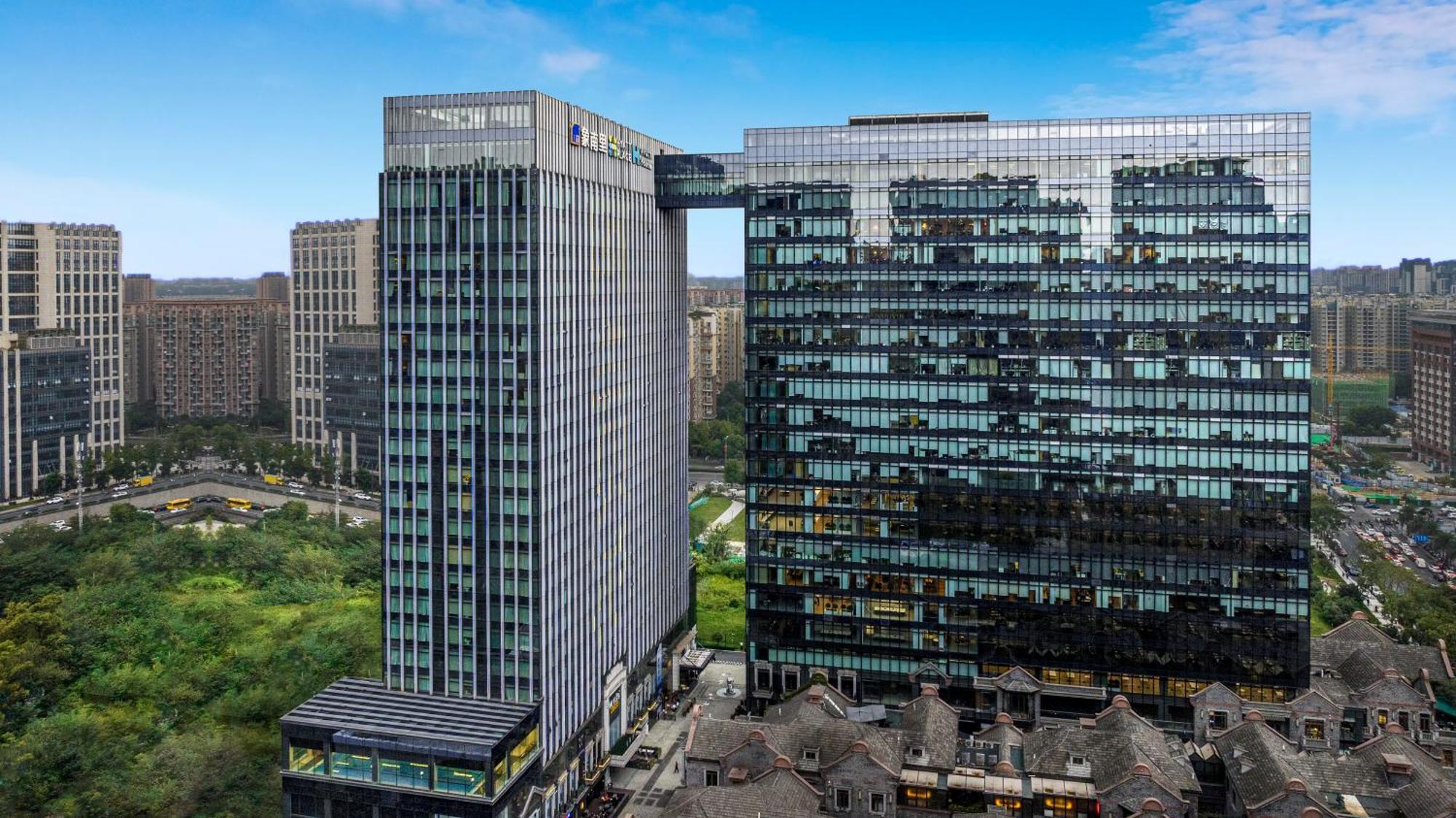 Hyatt House Chengdu Pebble Walk Hotel Bagian luar foto